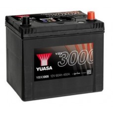 Akumulator YUASA Black 12V 60Ah 450A P+ YBX3005